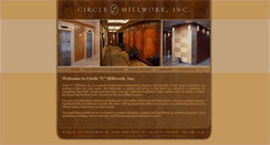 Desktop Screenshot of circlecmillwork.com